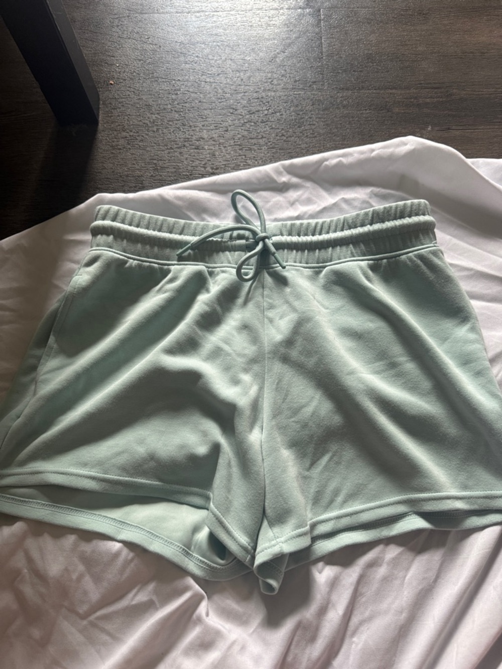 Women's Mint Drawstring Lounge Shorts